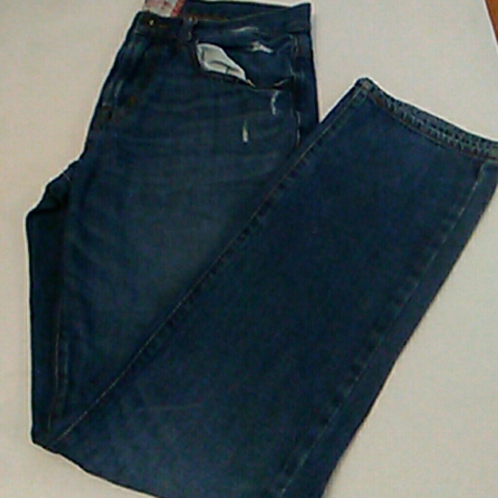plus size 32×34 blue mossimo jeans
